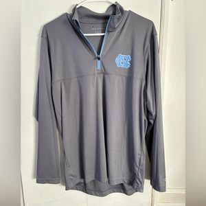 Gray UNC quarter zip